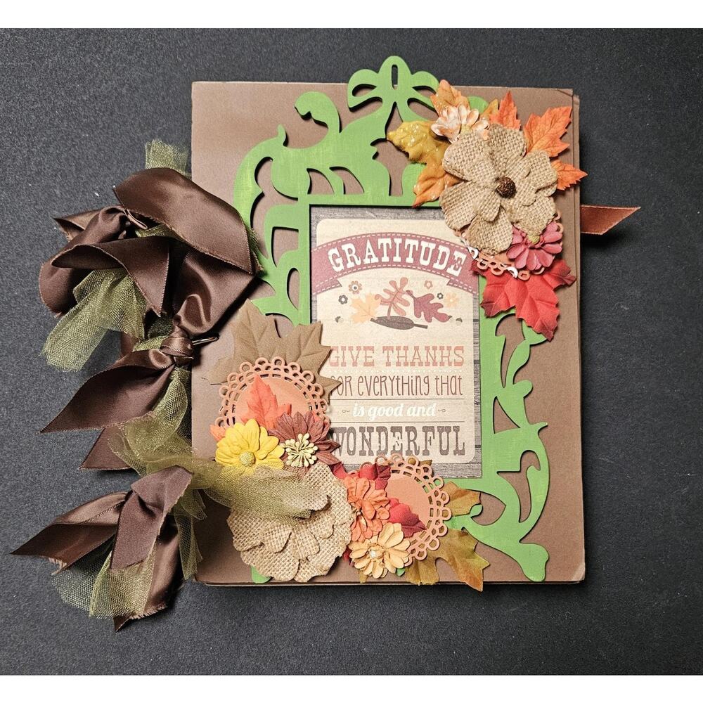 Craft Scrapbook - Gratitude Fall Harvest Journal - Never Used